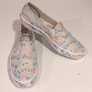 NWOT Keds Rifle Paper Co Double Decker Platform Meadow Slip-on Sneakers Size 8